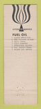 Matchbook Cover - Cities oil gas RM Sassaman Lewiston PA