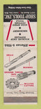 Matchbook Cover - Shop Tools Center Line MI WEAR
