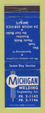 Matchbook Cover - Michigan Welding WEAR