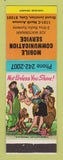 Matchbook Cover - Mobile Communication Radio Grand Junction Colorado hillbilly