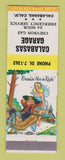 Matchbook Cover - Calabasas Garage Chevron oil gas CA hillbilly