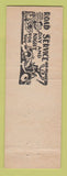 Matchbook Cover - Calabasas Garage Chevron oil gas CA hillbilly