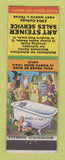 Matchbook Cover - Art Steiner Sales matchbooks Fort Worth TX hillbilly