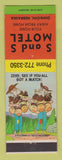 Matchbook Cover - S and S Motel Oshkosh NE hillbilly