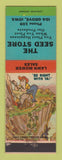 Matchbook Cover - The Seed Store Ida Grove IA lawn mowers hillbilly