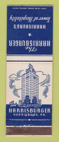Matchbook Cover - Harrisburger Hotel Harrisburg PA
