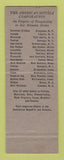 Matchbook Cover - Harrisburger Hotel Harrisburg PA