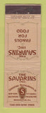 Matchbook Cover - Savarins Restaurant New York City Pittsburgh Baltimore WEAR