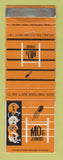 Matchbook Cover - Mo & Junior's Cleveland OH Football WORN