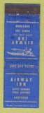 Matchbook Cover - Airway Inn Cheyenne WY WORN