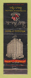 Matchbook Cover - Hotel Detroiter Detroit MI WORN