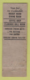 Matchbook Cover - Hotel Detroiter Detroit MI WORN