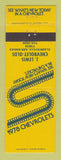 Matchbook Cover - 1978 Chevrolet J Lewis Oldsmobile Clarksville AR