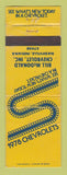 Matchbook Cover - 1978 Chevrolet Bill McDonald Nashville IN