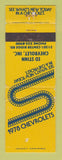 Matchbook Cover - 1978 Chevrolet Ed Stinn Cleveland OH