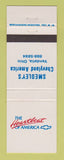 Matchbook Cover - Smedley's Chevrolet Vandalia OH
