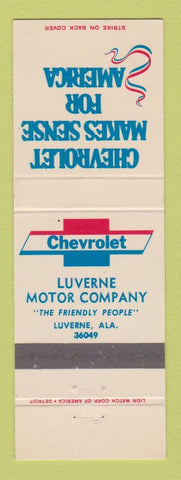 Matchbook Cover - Luverne Chevrolet AL