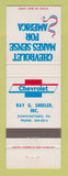 Matchbook Cover - Ray Sheeler Chevrolet Downingtown PA