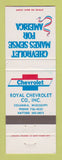 Matchbook Cover - Royal Chevrolet Columbia MS