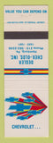 Matchbook Cover - Degler Chevrolet Oldsmobile Hamburg PA