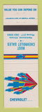 Matchbook Cover - Rost Chevrolet Hammond IL