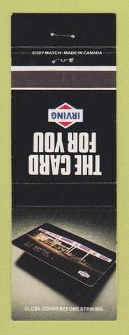 Matchbook Cover - Irving oil gas