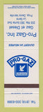 Matchbook Cover - Pro Gaz Ultramar oil gas La Sarre QC