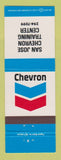 Matchbook Cover - Chevron oil gas San Jose Training Center CA