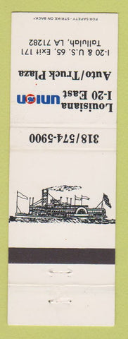 Matchbook Cover - Union 76 oil gas Tallulah LA