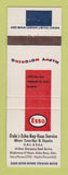 Matchbook Cover - Esso oil gas Dale's Echo Bay ON
