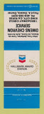 Matchbook Cover - Chevron oil gas Owens King City CA