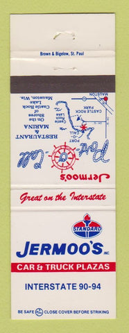Matchbook Cover - Standard oil gas Jermoo's Mauston WI