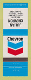 Matchbook Cover - Chevron oil gas Julian