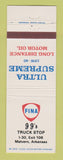 Matchbook Cover - Fina oil gas JJ's Truck Stop Malvern AR