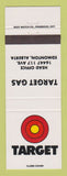 Matchbook Cover - Target oil gas Edmonton AB