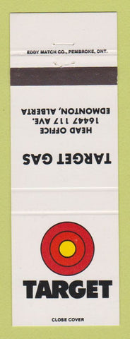 Matchbook Cover - Target oil gas Edmonton AB