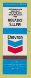 Matchbook Cover - Matt's Chevron oil gas Live Oak CA