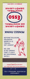Matchbook Cover - Esso oil gas Montreal QC Depot