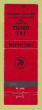 Matchbook Cover - Union 76 oil gas J&L Service Halfway OR