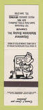 Matchbook Cover Depanneur Madeleine Boulay Irving oil gas Saint Felix D'Otis QC
