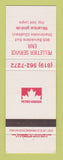 Matchbook Cover - Petro Canada oil gas Pelletier Sherbrooke QC
