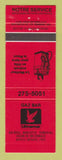 Matchbook Cover - Ultramar oil gas Roberval QC RED