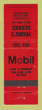Matchbook Cover - Mobil oil gas Young's Omaha? NE