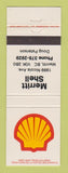 Matchbook Cover - Shell oil gas Merritt BC