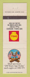 Matchbook Cover - Shell oil gas Ivie Service Salem OR 1976 CBS TV WEAR