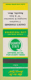 Matchbook Cover - Quaker State oil gas Chuck's Standard Roseville MN