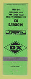 Matchbook Cover - George's DX oil gas Little Rock AR WEAR