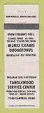 Matchbook Cover - Tanglewood Service oil gas Little Rock? AR? WEAR