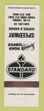 Matchbook Cover - Standard oil gas Speedway San Luis Colorado WEAR