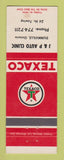 Matchbook Cover - Texaco oil gas J&P Auto Clinic Dunville ON WEAR